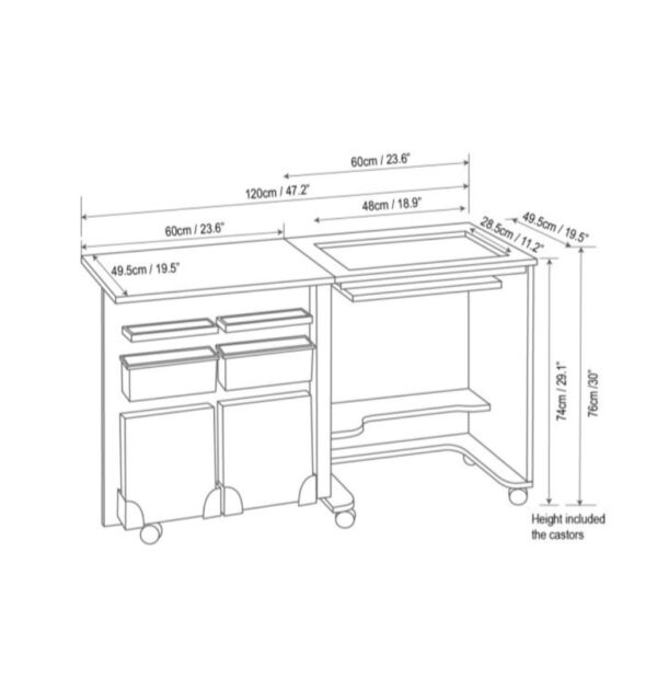 Table de couture compact – Image 4